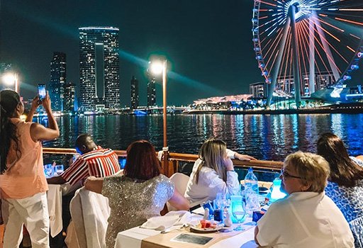 Dhow cruise at Dubai Marina