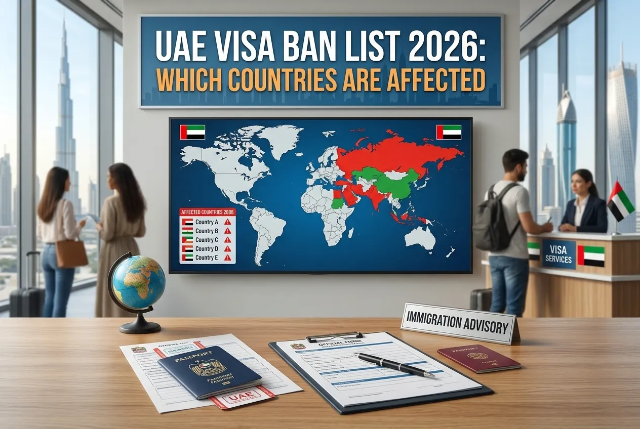 UAE Visa Ban List 2026: Which Countries Are Affected